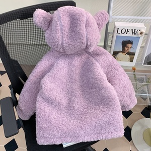 Nuovi Cappotti <span class=keywords><strong>Invernali</strong></span> per Bambine, Stile Baby con Stampa Sherpa, <span class=keywords><strong>Giacche</strong></span> per Bambini Autunno-Inverno - Product Image 5