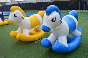 Jouets Gonflable Cheval À Bascule Gonflable Équitation Licorne Gonflable Poney Cheval pour les enfants - Product Image 3