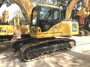 Excavatrice utilisée d'excavatrice KOMATSU PC200 excavatrice hydraulique de KOMATSU d'état original de 20 tonnes PC200-7 PC200-8 - Product Image 3