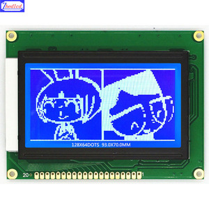 <span class=keywords><strong>จอ</strong></span>แสดงผล LCD แบบกราฟิกขนาด 3.2 นิ้ว 93x70 มม. 128*64 128x64 พร้อมโมดูลและอินเทอร์เฟซแบบขนาน S6B0107 AIP31107 จากผู้ผลิต - Product Image 2