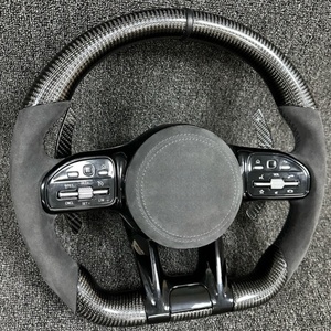 Para <span class=keywords><strong>Mercedes</strong></span> <span class=keywords><strong>Benz</strong></span> W212 W203 W205 W222 W213 Cls Gle Glc <span class=keywords><strong>43</strong></span> E63 E53 C63 <span class=keywords><strong>AMG</strong></span> volante de cuero personalizado accesorios de coche - Product Image 6