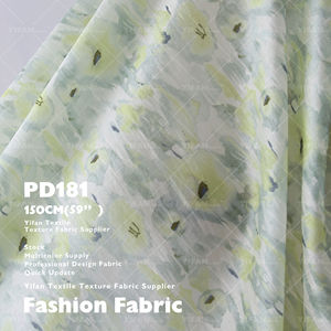 Nuevo diseño pintura al óleo patrón de flor pequeña sedoso suave Tencel estampado telas para ropa camisa vestido - Product Image 1