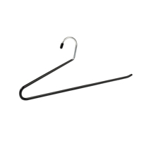Cintres à pantalons en métal peu encombrants à extrémités ouvertes, avec embouts antidérapants en caoutchouc, tolérance de précision (<1cm), usage domestique, Guangxi