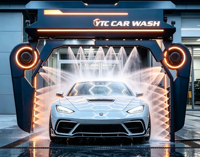 Machine de lavage de voiture sans contact de luxe, idéale pour les SUV, les bus et les fourgonnettes