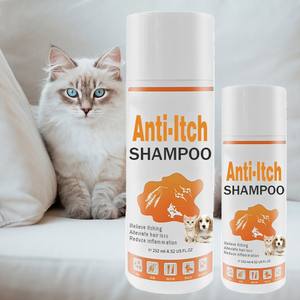 Shampoo pour animaux de compagnie anti-démangeaisons, écologique, à base d'extraits naturels, 252 ml, pour chiens, chats et autres animaux – Anti-fongique, réduit l'inflammation et la perte de poils - Product Image 1