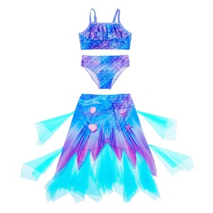 Conjunto <span class=keywords><strong>de</strong></span> Disfraz <span class=keywords><strong>de</strong></span> Sirena para Niñas con Accesorios, Traje <span class=keywords><strong>de</strong></span> Baño <span class=keywords><strong>de</strong></span> Princesa Sirena con Cola para Halloween, Fiesta <span class=keywords><strong>de</strong></span> Disfraces - Product Image 6