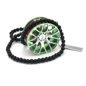 Diffuseur de parfum pour voiture en forme de roue de luxe avec logo personnalisable, parfum longue durée, alimenté <span class=keywords><strong>par</strong></span> énergie solaire, Bluetooth, véhicule - Product Image 2