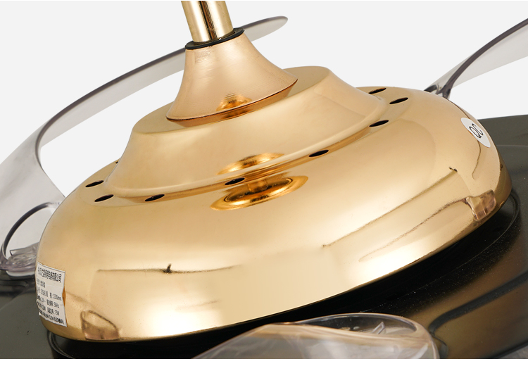 Breezelux retractable ceiling fan with light LED fans 52inch