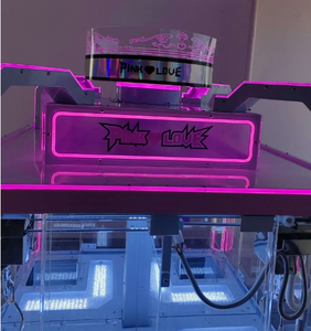 Machines de grue à griffes roses personnalisées, jeu d'arcade à pièces pour quatre joueurs, le <span class=keywords><strong>plus</strong></span> intéressant à vendre - Product Image 4