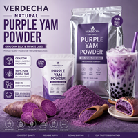 Poudre d'igname violette de qualité alimentaire OEM ODM avec emballage personnalisé pour les marques de boissons et les boulangeries américaines (vente en gros)