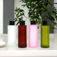 Fuyun 100ml Bouteilles de toner cosmétique Lotion à bouchon à vis lisse pour crème pour le visage disponible violet rouge rose vert petite commande essentielle