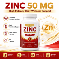 Produsen Tablet Seng Premium, Suplemen Antioksidan Pendukung Imunitas, Meningkatkan Kesehatan Kulit, 50mg, 60 Tablet Seng