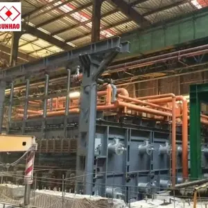 Rebar jalur produksi penggilingan bergulir penawaran panas tungku pemanas induksi untuk peleburan aluminium