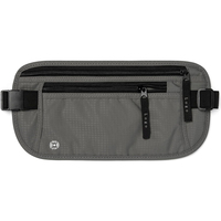 Sac banane et ceinture porte-monnaie de voyage d'extérieur multifonctionnel en nylon, ultra-fin, anti-RFID, avec fermeture éclair, personnalisé en usine, motif géométrique