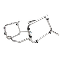 Support de boîte latérale en acier inoxydable pour moto Kawasaki VERSYS-X300, résistant aux chocs et antidérapant