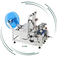 Machine à étiqueter les bouteilles de bière Fk603 Machine à étiqueter semi-automatique pour bouteilles rondes