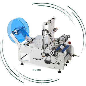 Máquina de etiquetado de botellas de cerveza Fk603 Máquina de etiquetado semiautomática para botellas redondas - Product Image 3