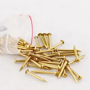 Copper Nails 1.2mm 1.5mm 2.0mm 2.8mm Pure Copper Nail Round Head Brass Nails