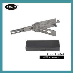 Outil de décodage et de crochetage 2-en-1 LISHI pour (ES-HU66-2) en acier inoxydable, utilisation gaucher/drochier, garantie 6 ans - Product Image 3