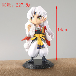 ฟิกเกอร์อินุยาฉะ 6 ตัว เซ็ตเซ็ตสึมะรุ โมโรฮะ เซ็ตสึนะ โทวา โมเดลฟิกเกอร์ PVC ของเล่นตั้งโต๊ะ ของสะสม ของขวัญ - Product Image 3