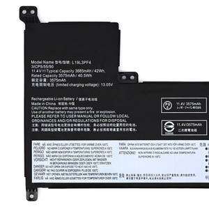 Batterie d'ordinateur portable haute performance 3575mAh 42Wh 11.4V L19L3PF4 pour Lenovo IdeaPad 3 17ADA05 3 17ADA05 3 17ARE05 3 17IML05 V17 IIL - Product Image 4