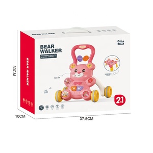 Bao Han <span class=keywords><strong>Trotteur</strong></span> musical éducatif 2-en-1 en plastique à motif de dessin animé pour bébé, vente en gros - Product Image 6
