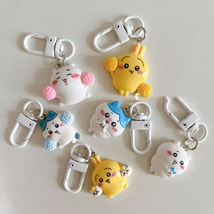 Porte-clés pendentif anime manga en gros, pas cher, mignon, mini, cadeaux, Usagi Hachiware, accessoires de sac, animation - Product Image 4