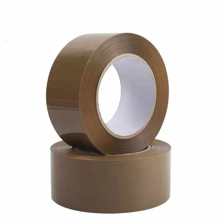 KAV Strong Adhesive Brown Packaging Tape - 48MM X 66M Rolls For Secure Box Sealing Parcel Tape With Improved Formula