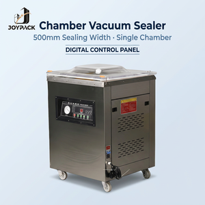 Machine d'emballage <span class=keywords><strong>sous</strong></span> vide grand format DZ-500 avec barre de scellage de 500 mm et bac en acier inoxydable 201 - Product Image 2