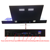 Console de jeu 2 joueurs, boîte de jeux multi-en-un, machine d'arcade rétro LCD, jeu à monnayeur anglais, portable et rechargeable en métal