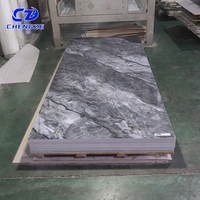 Paneles Decorativos de PVC para Interiores, Resistentes al Agua, con Acabado Brillante, Láminas de PVC con Efecto Mármol para Paredes y Techos