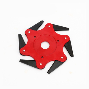 Tête de tondeuse à gazon, <span class=keywords><strong>débroussailleuse</strong></span> à six lames, accessoires multifonctionnels pour <span class=keywords><strong>débroussailleuse</strong></span>, 6 dents, universel, sans fil, nouveau modèle - Product Image 3