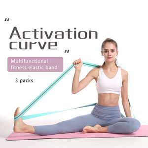 servicio pesado elástico bandas largas de tela, bandas de resistencia ejercicio de entrenamiento ejercicio de estiramiento - Product Image 1