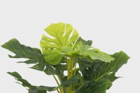 Highly Simulation Artificial plants Decorative Bonsai real touch 65cm18 Leaves Monstera Artificial Tree