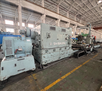 Torno CNC de Rodillos Shibaura Usado, de Alta Resistencia, Fabricado en Japón, Máquina de Torneado Horizontal Grande para Mecanizado de Ejes y Rodillos