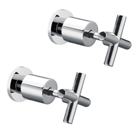 Vanne de mélange de douche dissimulée Watersion interrupteur de douche vanne de contrôle d'eau chaude et froide interrupteur manuel de salle de bain