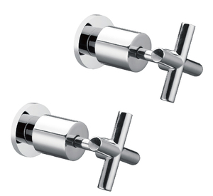 Vanne de mélange de douche dissimulée Watersion interrupteur de douche vanne de contrôle d'eau chaude et froide interrupteur manuel de salle de bain - Product Image 3