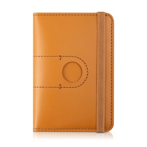 Tarjetero de Cuero Genuino de Alta Calidad para Hombre y Mujer, Porta Pasaportes, Tarjetero de Diseño - Product Image 1