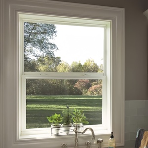 Customized Factory Window Double Single Hung Vertical Lift up Double Tempered Glazed Aluminum Alloy Vertical Sliding Windows - Product Image 1