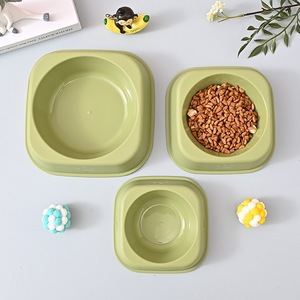 <b>Cat</b> Dog Square Pet Bowls Non Slip Easy Clean Water Food <b>Feeder</b> For <b>Cats</b> Dogs Small Medium Large Size Pet Supplies - Product Image 3