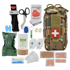 First Aid Kit Premium Emergency Kits Survival Kit Tourniquet for Severe Bleeding <b>Control</b> for Camping Hiking Tours - Product Image 1