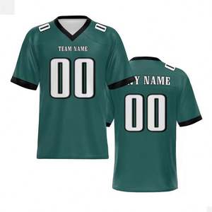 La meilleure qualité T.J. <span class=keywords><strong>Maillot</strong></span> de football américain Watt Rush brodé couleur noire grande taille caractéristique respirante - Product Image 1