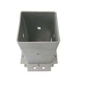 Factory Custom Safety Railing Mounting Socket Mounts To Round Square Rails Posts Poles Sheet Metal Welding Steel Machining Parts