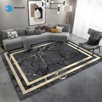 Luxus Design Fuß matte gedruckt moderne 3d große Teppiche und Wohnkultur für Wohnzimmer maschinell hergestellte Teppiche für Schlafzimmer