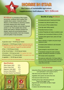 Fertilizante Granular de Silicona M1 Premium, Fórmula Horse Star, Potenciador de Nutrientes de Alta Eficiencia para Agricultura y Cultivo - Product Image 4