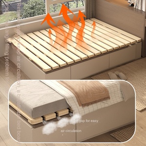 Gran oferta, cama <span class=keywords><strong>de</strong></span> suelo <span class=keywords><strong>de</strong></span> Tatami <span class=keywords><strong>de</strong></span> madera maciza Simple, tablero <span class=keywords><strong>de</strong></span> cama moderno directo <span class=keywords><strong>de</strong></span> fábrica, soporte <span class=keywords><strong>de</strong></span> madera esqueleto <span class=keywords><strong>de</strong></span> fila - Product Image 2