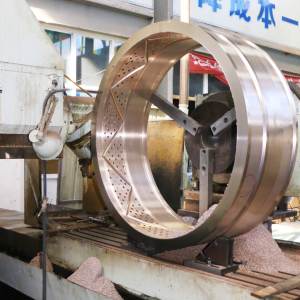 Trituradora de cono de exportación de fundición centrífuga C85700 polea transportadora tipo aguja fundición Lockbronze - Product Image 5