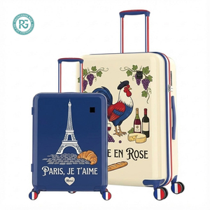 กระเป๋าเดินทางล้อลาก 4 ล้อ ลายพิมพ์ 3 มิติ สไตล์แอฟริกัน ลายสัตว์ ศิลปะชนเผ่า สำหรับขายส่ง - Product Image 2