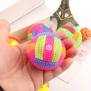 Eco-Friendly Plastic Glowing <b>LED</b> <b>Ball</b> Chew Toy for Small Dogs & Cats-Interactive Molar Toy - Product Image 6