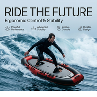 Planche de surf électrique à propulsion rapide, poussée maximale, poignées multiples, jante gonflable, tapis de traction EVA, embarcation sportive nautique